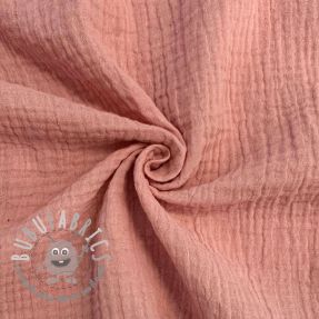 Mussola/Doppia garza soft rose ORGANIC