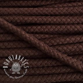 Cordino di cotone 8 mm choco