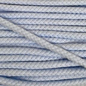 Cotton cord 8 mm light blue