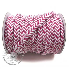 Cordino di cotone twisted fuchsia