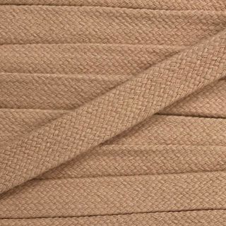 Cotton cord flat 17 mm beige