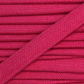 Cotton cord flat 17 mm dark pink