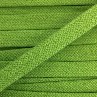 Cotton cord flat 20 mm dark lime