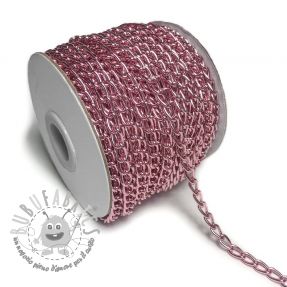 Catena in metallo 5 mm pink