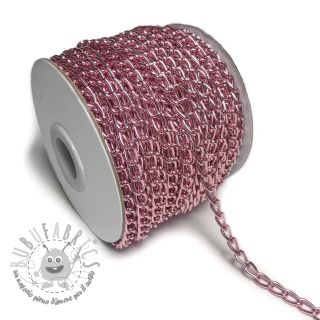 Catena in metallo 5 mm pink