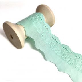 Lace Heart light mint