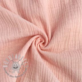 Mussola/Doppia garza light rose ORGANIC