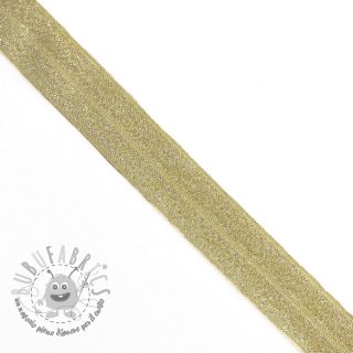 Elastico per bordatura glitter 20 mm yellow