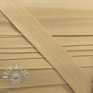 Elastico per bordatura matt 20 mm beige