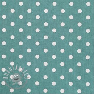 Tessuto di cotone Dots fresh sage