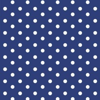 Cotton fabric Dots cobalt