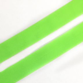 Bias binding elastic matt 20 mm neon green