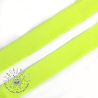 Elastico per bordatura matt 20 mm neon yellow