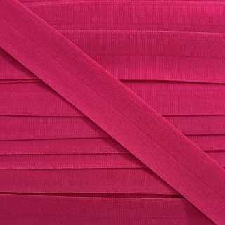 Bias binding elastic matt 20 mm pink