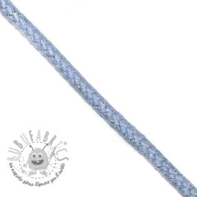 Cordino in lurex 10 mm light blue