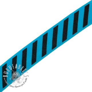 Elastico per bordatura STRIPE 20 mm aqua