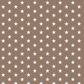 Cotton fabric Petit stars taupe