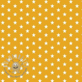 Tessuto di cotone Petit stars yellow