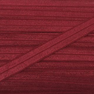 Bias binding elastic 15 mm bordeaux