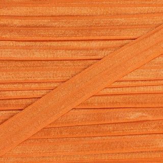 Bias binding elastic 15 mm orange