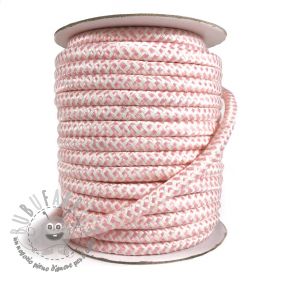 Cordoncino intrecciato in poliestere ZIG ZAG light rose