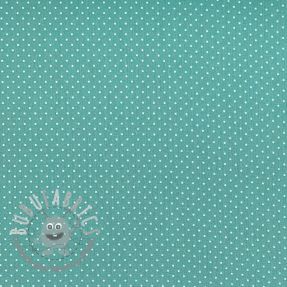 Tessuto di cotone Petit dots fresh sage