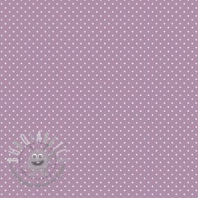 Tessuto di cotone Petit dots lilac