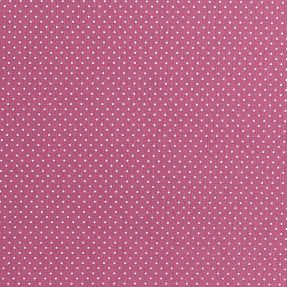 Cotton fabric Petit dots mauve