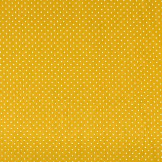 Cotton fabric Petit dots ochre