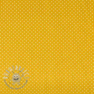 Tessuto di cotone Petit dots ochre