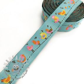 Nastro Bird song light blue