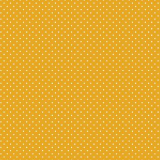 Cotton fabric Petit dots yellow