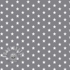 Tessuto di cotone Petit stars grey