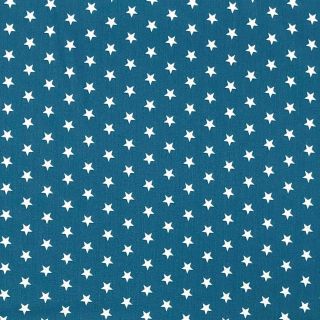 Cotton fabric Petit stars indigo