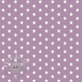 Tessuto di cotone Petit stars lilac