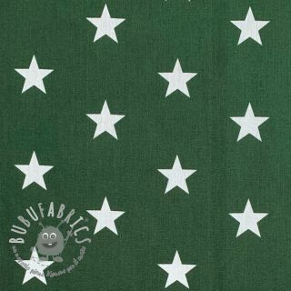 Tessuto di cotone Stars dark green