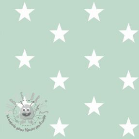 Tessuto di cotone Stars mint