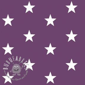 Tessuto di cotone Stars purple