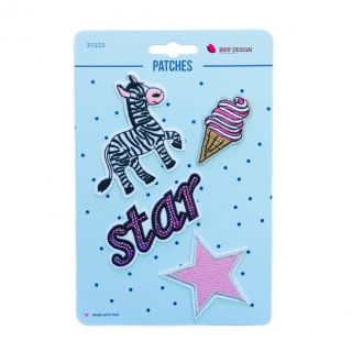 Sticker BIPP Zebra Star