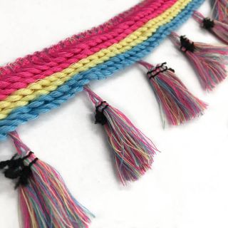 Tassels Trio fuchsia