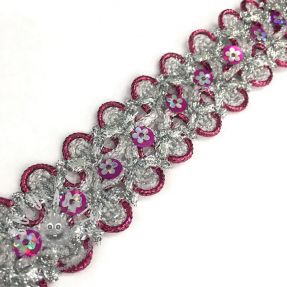 Nastro Sequin fuchsia