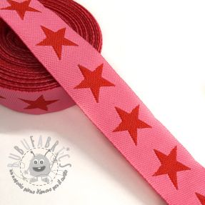 Nastro Stars pink/red