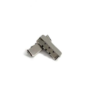 Metal Webbing End Clip 25 mm silver