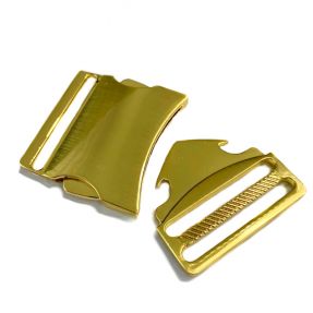 Metal Side Release Buckle 40 mm gold