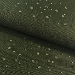 Water-reppellent fabrics dark green