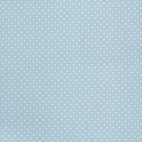 Cotton fabric Petit dots light blue