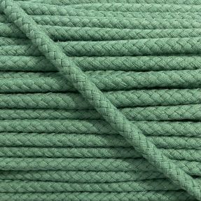 Cotton cord 8 mm old green