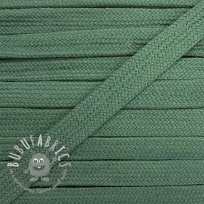 Cordino di cotone piatto 13 mm old green