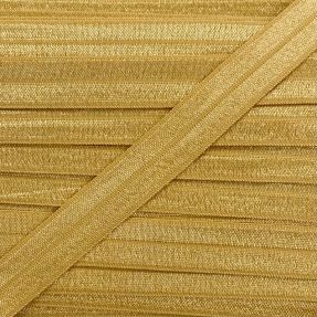 Bias binding elastic 15 mm camel