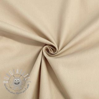 Popeline di cotone beige